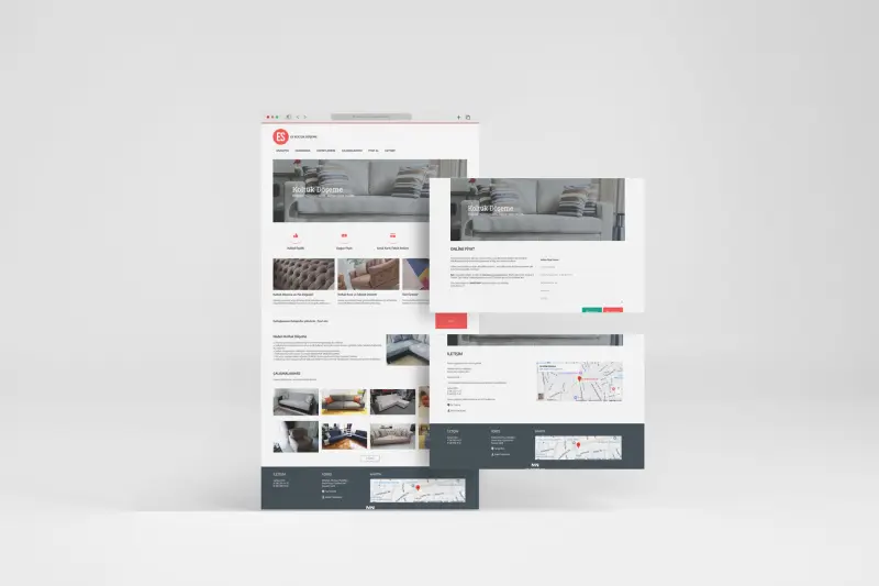 Es Koltuk Döşeme İçin PHP Web Sitesi Projesi Tamamlandı