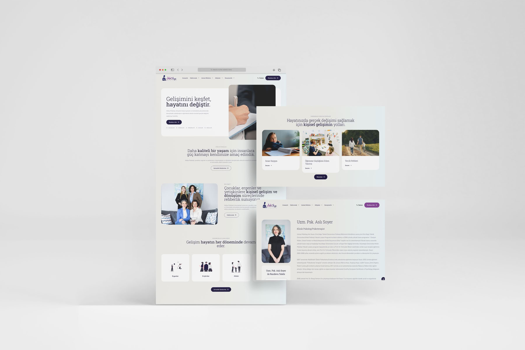 Atölye Psikoloji Kadıköy İstanbul Profesyonel Web Tasarım