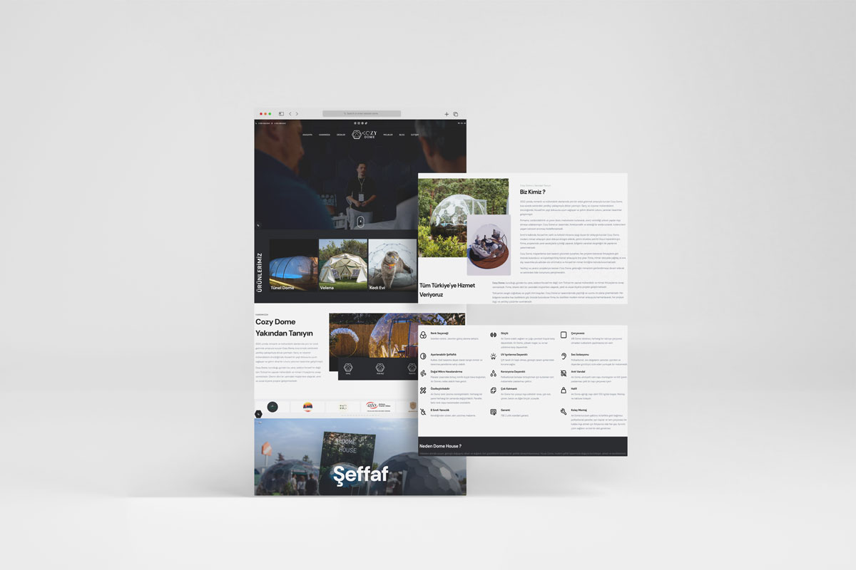 Cozy Dome için SEO Uyumlu Web Çözümleri