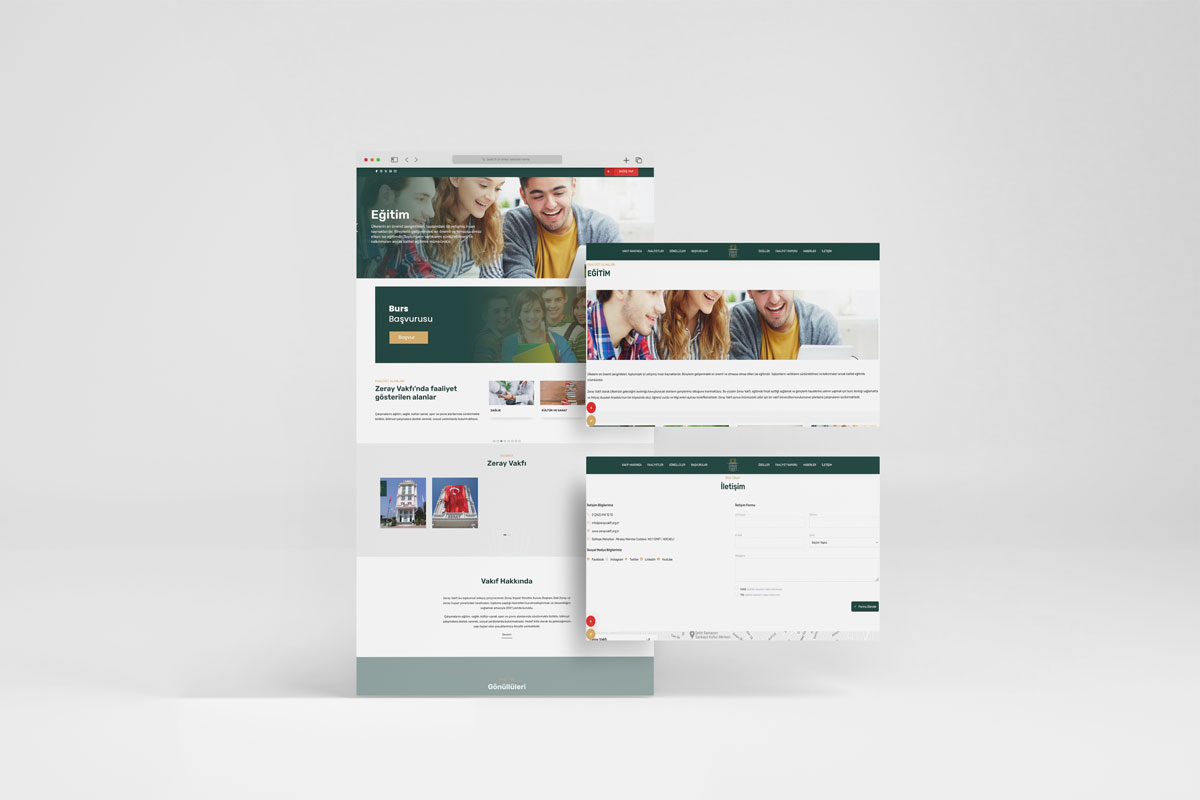 Zeray İnşaat'ın Yeni Projesi: Zeray Vakfı Web Sitesi Tasarımı